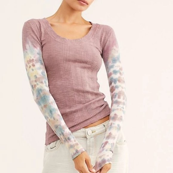 Free People Tops - FREE PEOPLE Misty Mountain Long Sleeve Top
